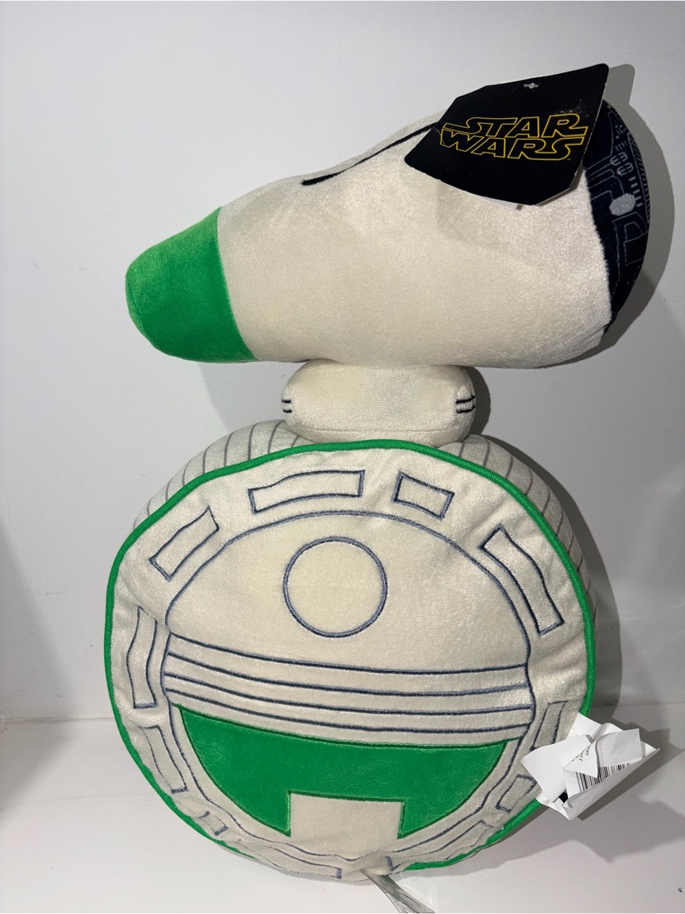 Star Wars D-O Flyboy Droid Throw Pillow 17” Plush NWT